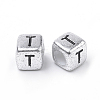 Plated Acrylic Beads X-PB43C9308-T-1