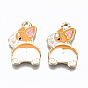 Alloy Enamel Pendants ENAM-S127-013-RS-1