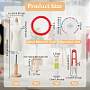 1/3 Scale Mini Female Dress Form Mannequin Torso Mode DIY-OC0011-49-2