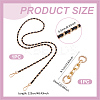 1Pc Aluminum Cross Chain Link Bag Strap Extender FIND-UN0007-47-3