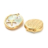 304 Stainless Steel Enamel Pendants STAS-B084-03G-01-2