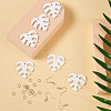 DIY Monstera Leaf Dangle Earring Making Kits DIY-TA0008-38-7