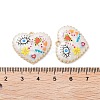 Rack Plating Alloy Enamel Pendants FIND-C050-13G-01-3
