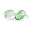 Baking Paint Transparent Glass Beads DGLA-N014-10F-2