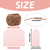 Jewelry Display Kraft Paper Price Tags and Jute Twine CDIS-TA0001-06D-4