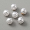 Resin Imitation Pearl Earring Nuts FIND-TAC0005-47-1