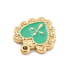 304 Stainless Steel Enamel Pendants STAS-M092-12G-04-2