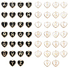 2 Sets 2 Colors Alloy Enamel Pendants ENAM-SC0006-63-1