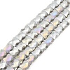AB Color Plate Glass Beads Strands EGLA-P051-06A-B10-1