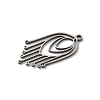 201 Stainless Steel Filigree Pendants LS-STAS-K298-05P-2