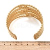 304 Stainless Steel Cuff Bangles BJEW-P382-01B-G-5