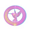 201 Stainless Steel 3D Rotating Hanging Wind Spinner STAS-T064-91-1