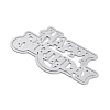 Birthday Theme Carbon Steel Cutting Dies Stencils DIY-P076-38-4