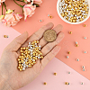 1200Pcs 2 Colors CCB Plastic Beads CCB-PA0001-04C-3