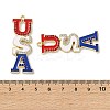 Independence Day Alloy Enamel Pendants LS-ENAM-I069-01G-06-3