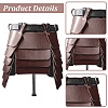 Medieval Viking PU Leather Belt Skirt AJEW-WH20077-031D-5