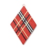 Rhombus Acrylic Big Pendants Diy Earrings Accessories OACR-M028-02B-1