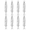 8Pcs Brass Pendants KK-DR0001-45P-1