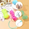 20M 4 Colors Hollow Pipe PVC Tubular Synthetic Rubber Cord RCOR-YW0001-06A-5