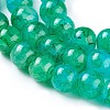 Spray Painted Glass Beads Strands GLAA-A038-C-46-3