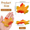 300Pcs Cloth Artificial Maple Leaf AJEW-SP0003-07-2