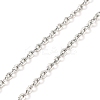 Non-Tarnish 304 Stainless Steel Add a Bead Adjustable Texture Cable Chains Bracelets for Women BJEW-M307-01D-P-2