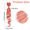 Artificial Wool Doll Wig Hair AJEW-WH0609-186H-2
