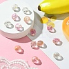 15Pcs 3 Styles Transparent Glass Beads GLAA-YW0003-69-3