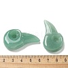 Natural Green Aventurine Carved Pendants G-H089-01E-3