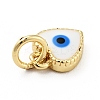 Rack Plating Brass Enamel Charms KK-G387-07G-03-3