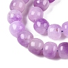 Dyed Natural White Jade Beads Strands G-T138-D03-3