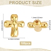 100Pcs Alloy Beads FIND-ME0002-06G-2