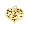 Hollow Brass Pendants for Valentine's Day KK-M289-03A-G-1