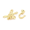 Brass Fold Over Clasps KK-M311-22G-2
