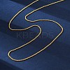 Brass Box Chains Necklaces for Women NJEW-D302-08G-4