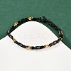 201 Stainless Steel Link Chain Bracelets for Men Women BJEW-B143-03EBG-3