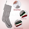 4Pcs 4 Colors Knitted Acrylic Fiber Hanging Stocking Bags AJEW-SP0004-04-5
