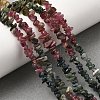 Natural Multicolor Tourmaline Chip Bead Strands G-M298-15-1