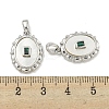 Brass with Cubic Zirconia with Sea Shell Pendants KK-Q820-19P-3