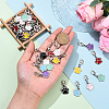 45Pcs 9 Styles Alloy Enamel Pendant Decorations HJEW-YW00146-5