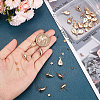 30Pcs Brass Stud Earring Findings KK-BBC0005-04-3