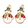 Christmas Theme Rack Plating Alloy Pendants FIND-M020-04G-07-1