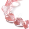 Cherry Quartz Glass Beads Strands G-P528-C01-01-4