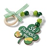 Saint Patrick's Day Wood Pendant Decoration LS-HJEW-G023-02C-3
