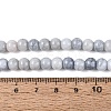 Ombre Effect Opaque Crackle Glass Beads Strands GLAA-Q106-01A-A04-5