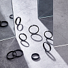 8Pcs 8 Size 304 Stainless Steel Simple Plain Band Finger Rings for Women RJEW-UN0001-20-6