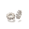 Brass Micro Pave Clear Cubic Zirconia Beads KK-K300-02B-P-1