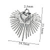 304 Stainless Steel Pendants STAS-WH0027-91M-P-1