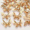 Brass Filigree Pendants X-KK-R082-07LG-1