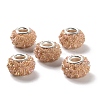 AB Color Resin Rose Flower European Beads RESI-M001-05B-1